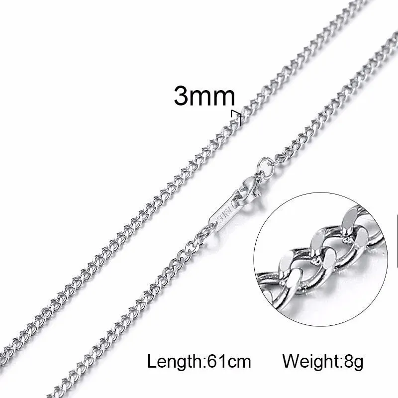 Vnox Men Women Necklace Gold Color Snake Miami Cuba Wheat Spiga Paima Link Round Box Curb Chain 24" Choker