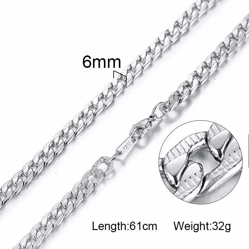 Vnox Men Women Necklace Gold Color Snake Miami Cuba Wheat Spiga Paima Link Round Box Curb Chain 24" Choker
