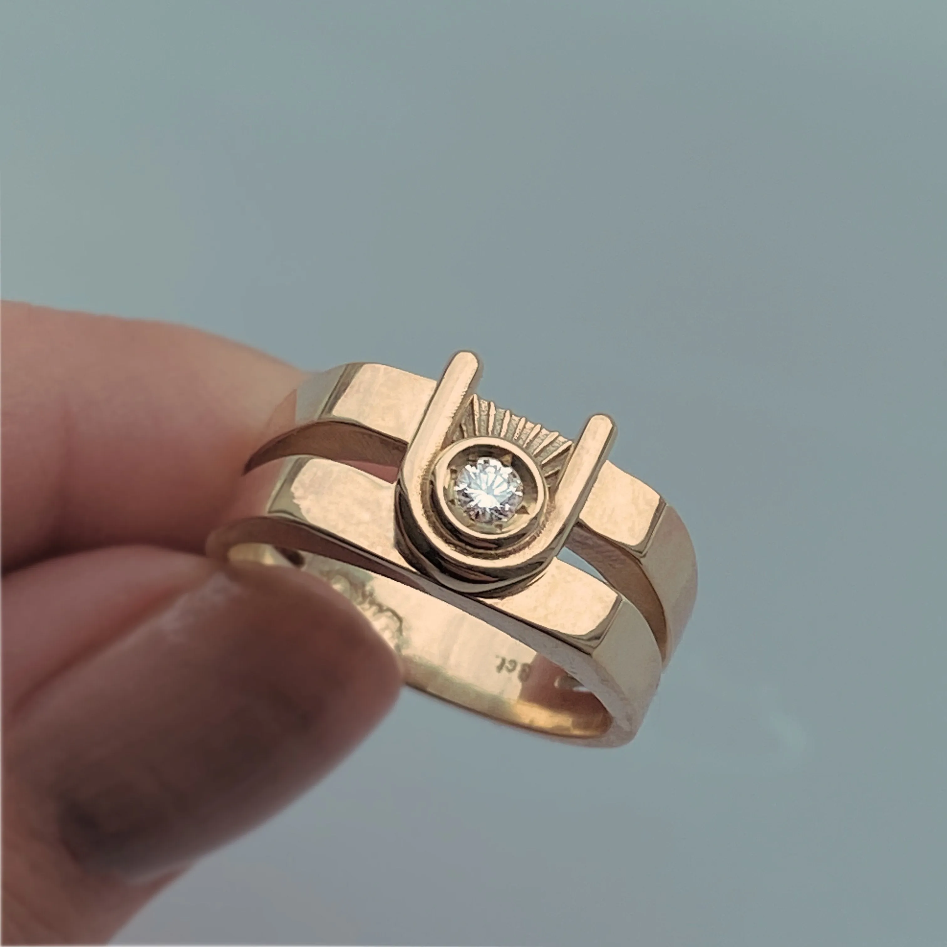 ZIGGY OPEN SIGNET RING- Silver