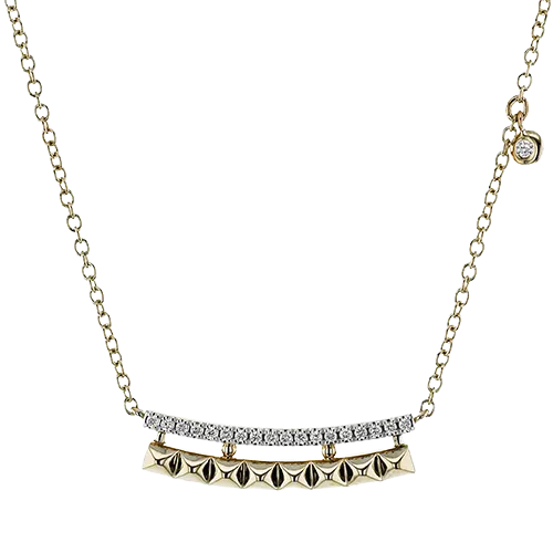 ZP1256-Y Pendant in 14k Gold with Diamonds